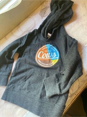 Charcoal Kids Hoodie with Hood and Pocket